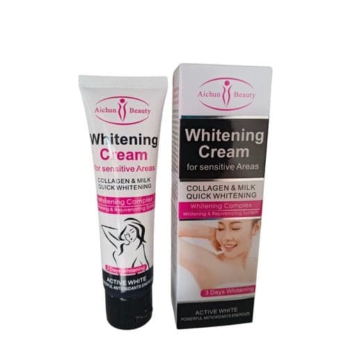 Aichun Beauty Lightening Cream For Sensitive Areas - Armpits (or Inner Thighs) Even Toning And Glowing Skin — Display
