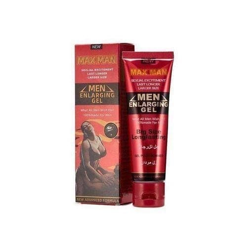 MAXMAN Red Gel Penis Enlargement And Erectile Dysfunction — Display