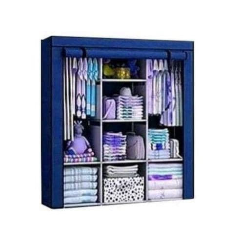High Quality 3 Columns Portable Metallic Wardrobe — Display