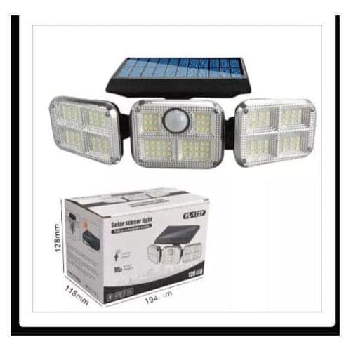 Solar Light 3 HEADS SolarLight Solar Powered Motion Sensor Light Outdoor 42 LED Flood Lights Adjustable Solar Wall Lamp