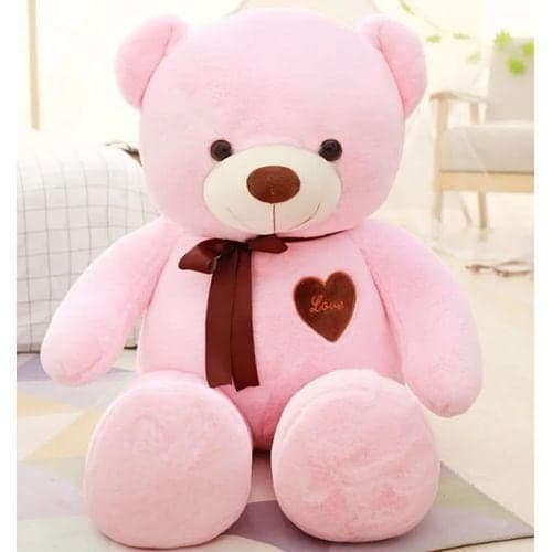 80CM PINK PLSH TEDDY BEAR — Display