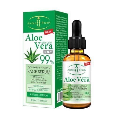 Aichun Beauty Aloe Vera 99% Face Serum With Collagen + Vitamin E — Display