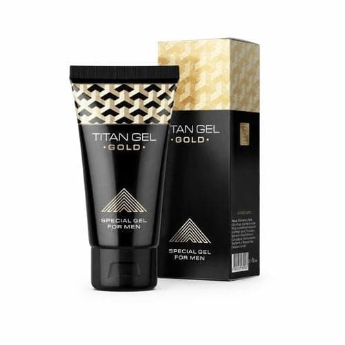 Titan Sport Titan Gold gel Penis Enlargement cream Gel - 50ml - Natural Growth Formula — Display