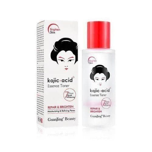 Guanjing Kojic Acid Essence Toner Repair Brighten Essence Anti Wrinkle Moisturizing Refining Pores Skin Care Toner 100ml — Display