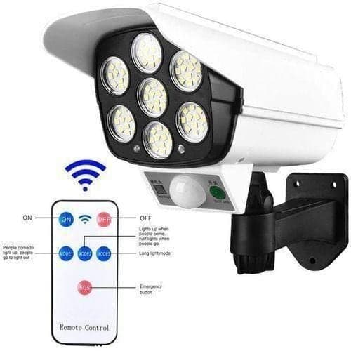 Solar Lamps SOLAR MONITORING LAMP With Motion Sensor — Display