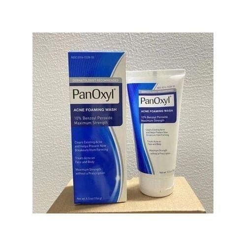 PanOxyl Acne Foaming Wash Benzoyl Peroxide 10% Maximum Strength — Display