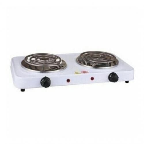 Electric Tabletop Double Hotplate Coil Cooker — Display
