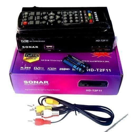 Sonar Free To Air 1080P Full HD Digital Set Box Decoder No Monthly Subscriptions — Display
