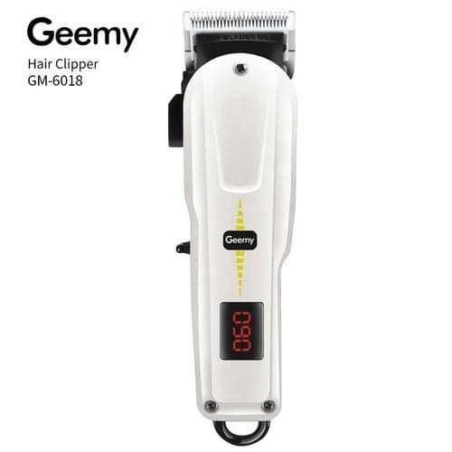 Geemy Rechargeable Cordless Shaving Machine With Indicator — Display
