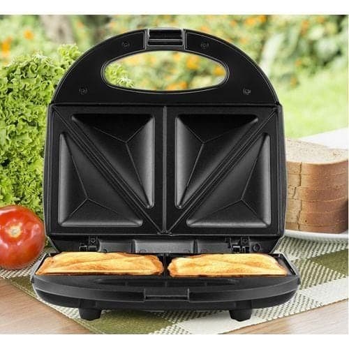 Sokany 2-in-1 Non-Stick Sandwich & Waffle Maker - 4 Slice Capacity, ABS Material — Display