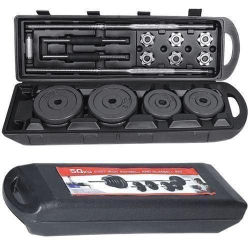 York Fitness 50Kg Dumbell Set