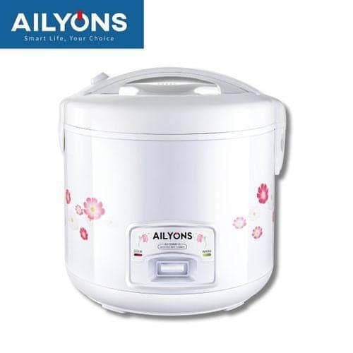 AILYONS 1.8L Deluxe Electric Rice Cooker 3-in-1 - RCX-18B01 Automatic White Steamer — Display