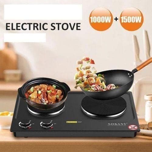 Sokany Electric hot plate Double cooking stove — Display