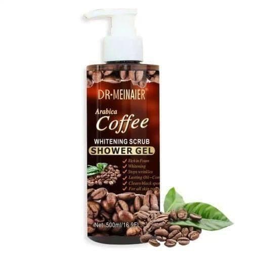 DR MEINAIER Arabica Coffee Shower Gel Whitening Cleansing Scrub - 500ml